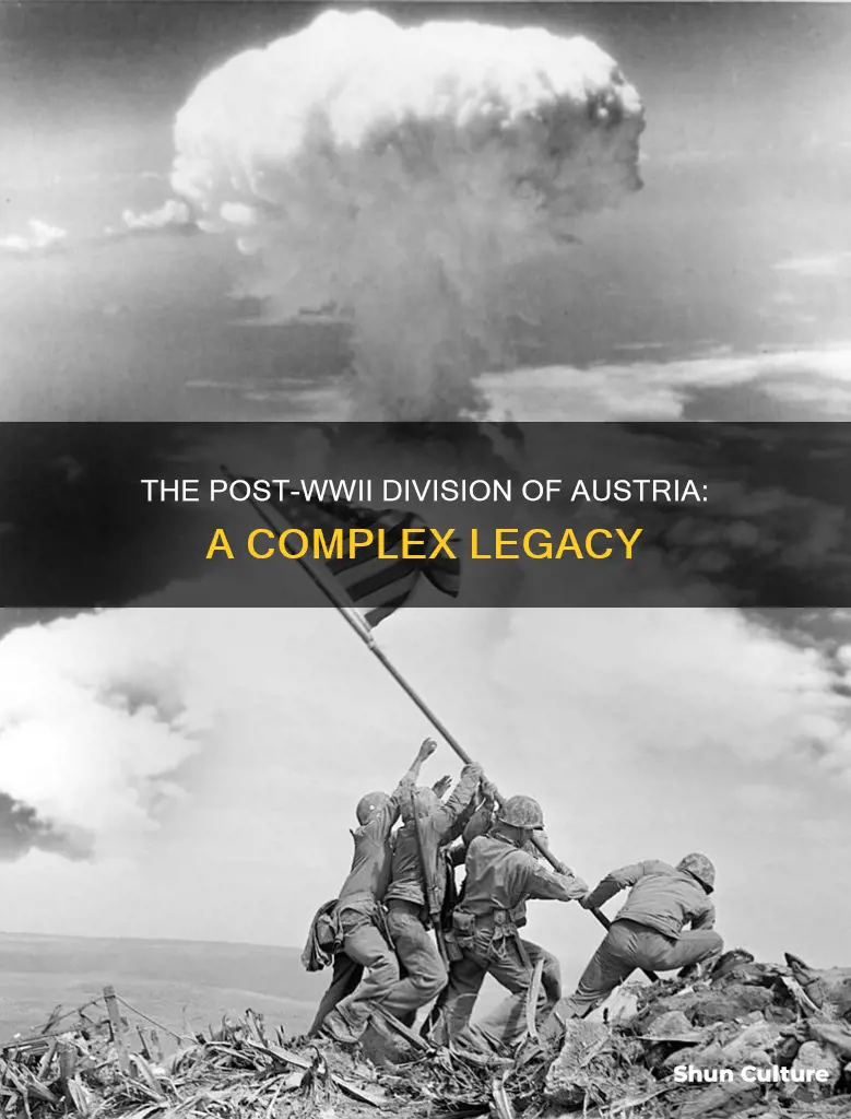 why was austria divided after ww2