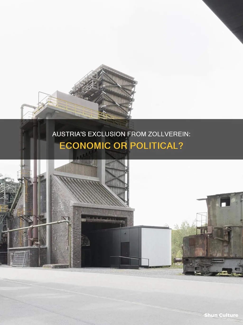 why was austria excluded from zollverein