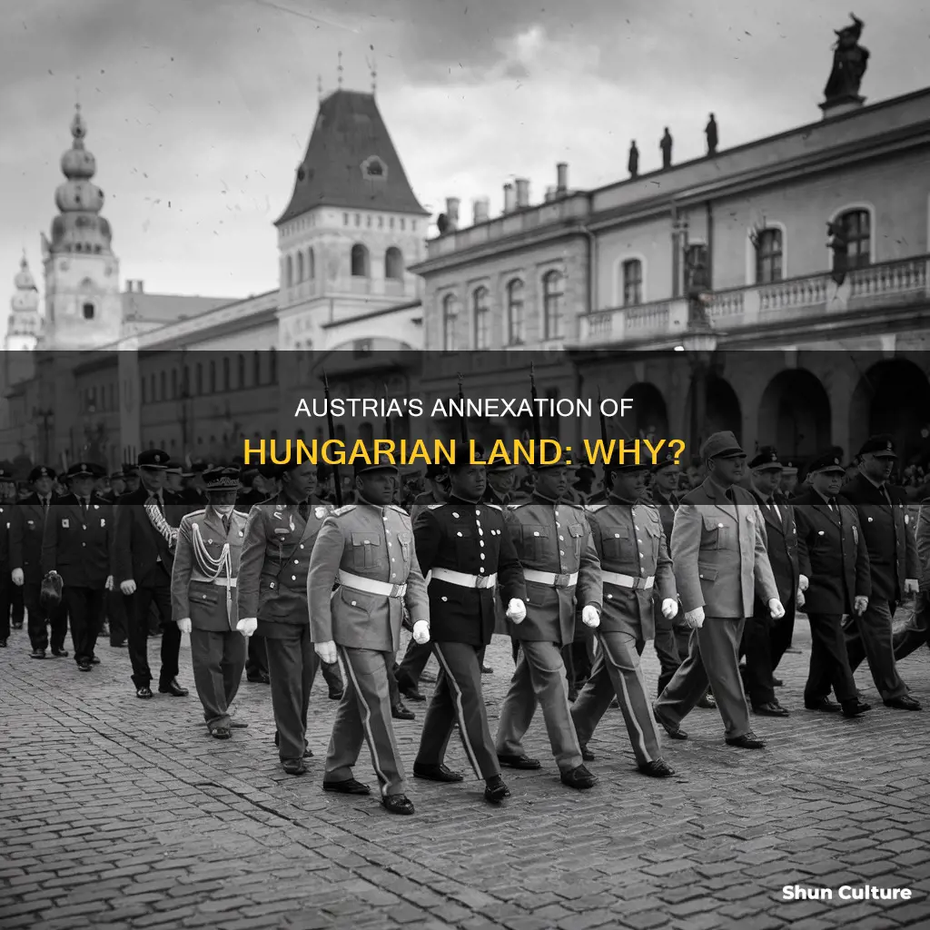 why was austria given hungarian land