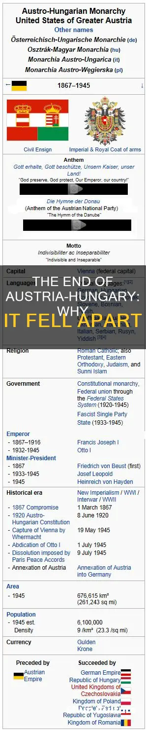 why was austria hungary abolished
