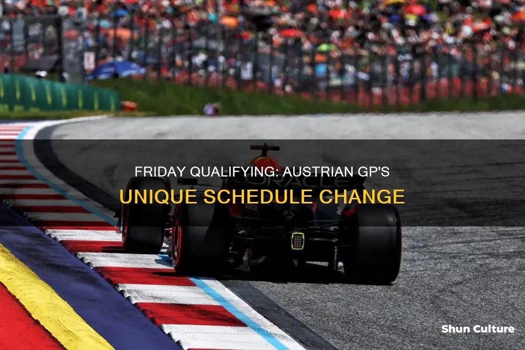 why was austrian gp qualifying on friday
