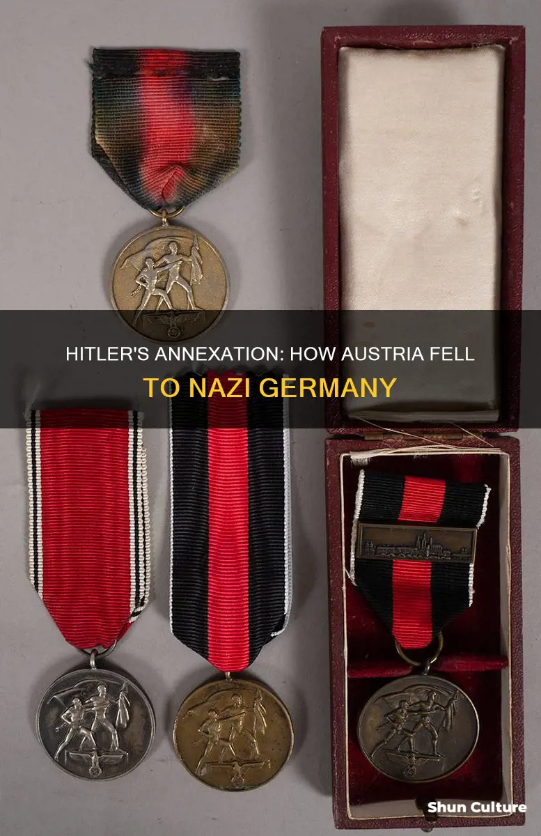 why was hitler able to unite with austria