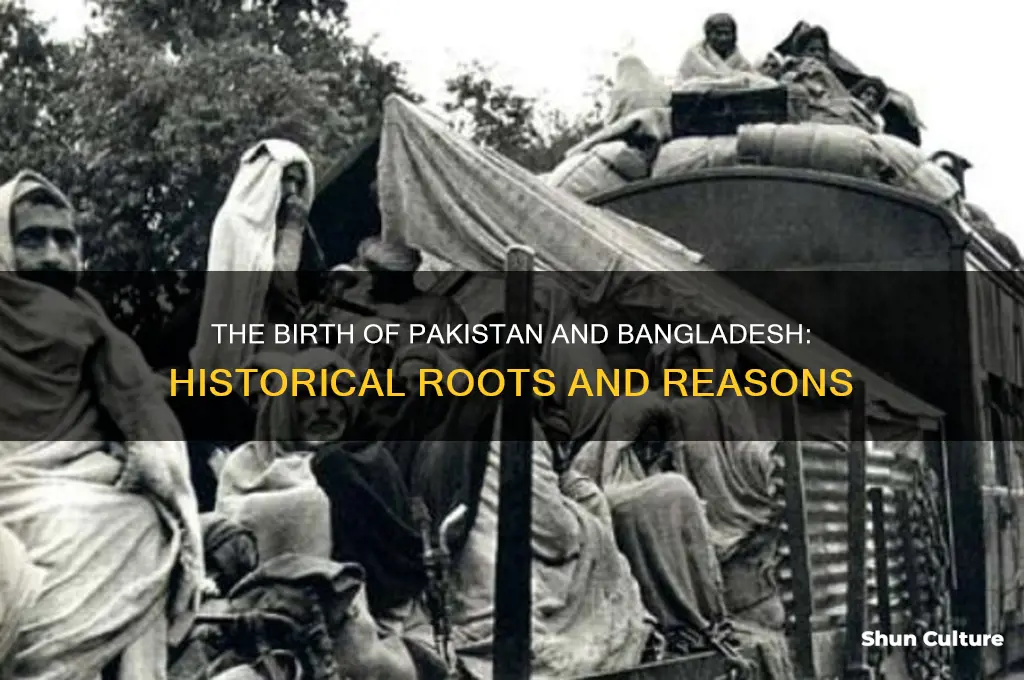 why was pakistan and bangladesh created