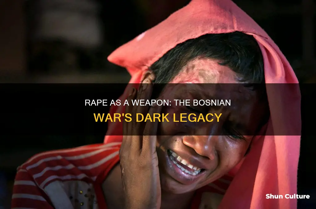 why was rape a tool during the bosnian war