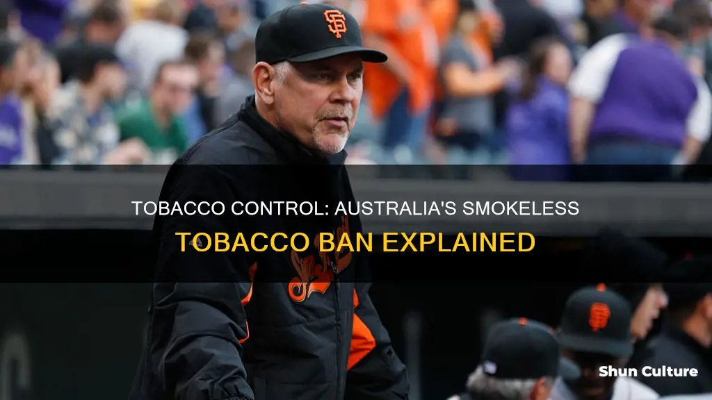 why was smokeless tobacco banned in australia