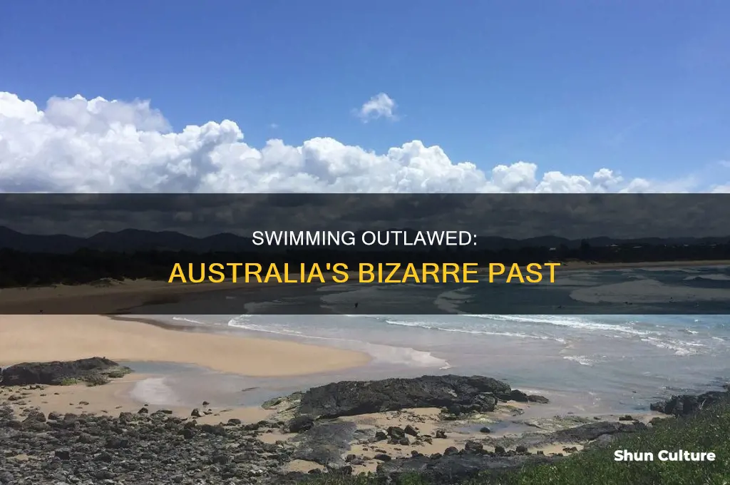 why was swimming illegal in australia