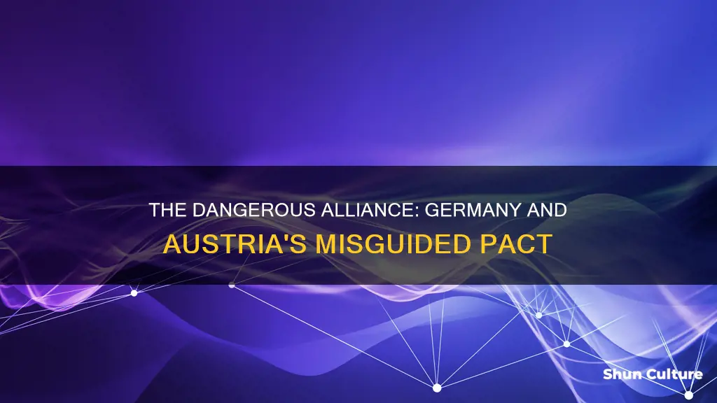 why was the alliance between germany and austria bad