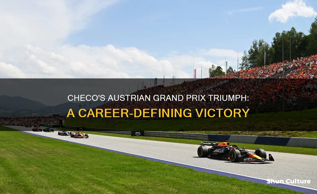 why was the austrian grand prix special for checo