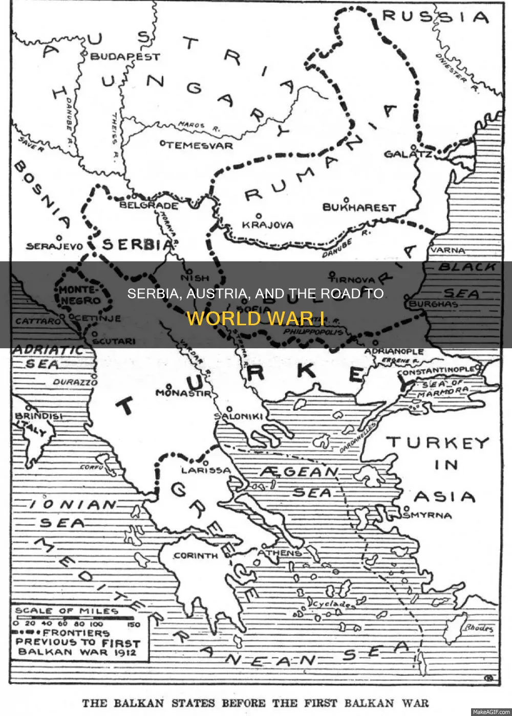 why were austria and serbia enemies