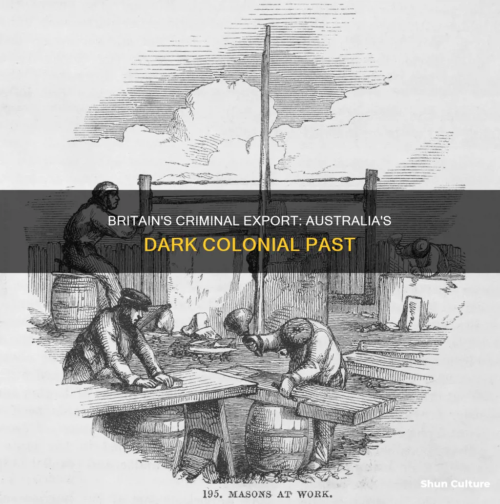 why were criminals shipped to australia from 1787