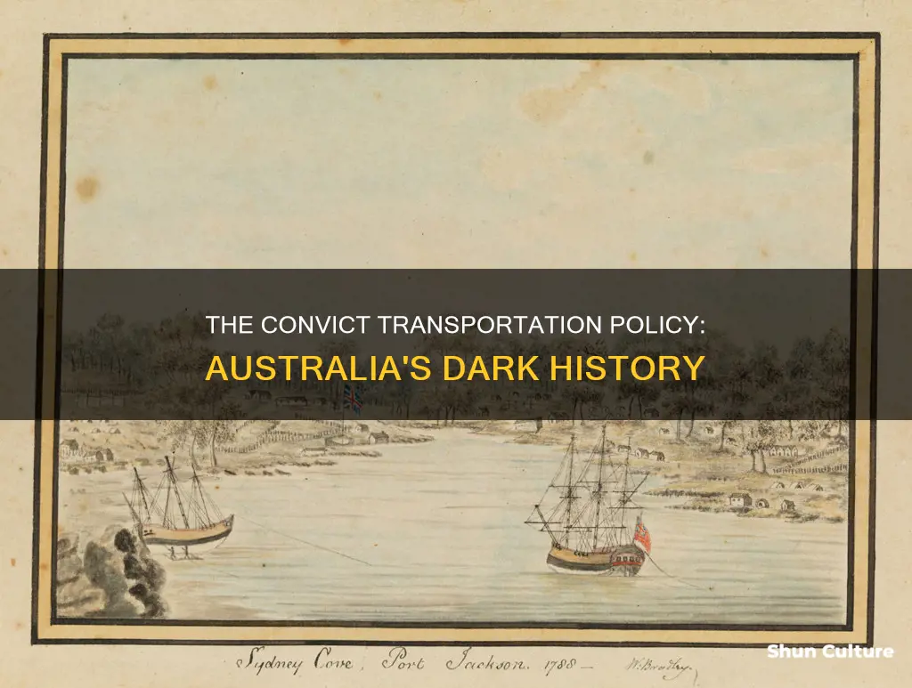 why were prisoners shipped to australia