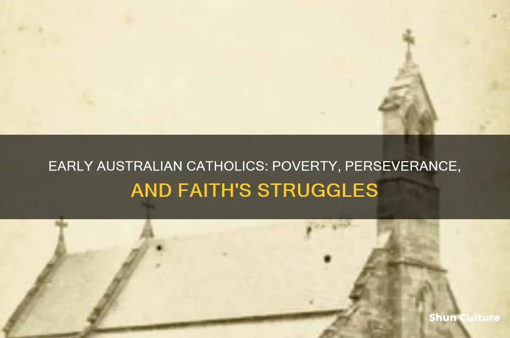 why were the first catholics in australia poor