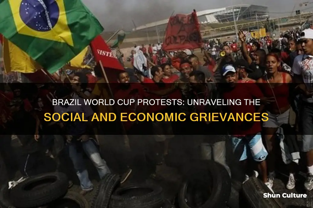 why were there protests at the world cup in brazil
