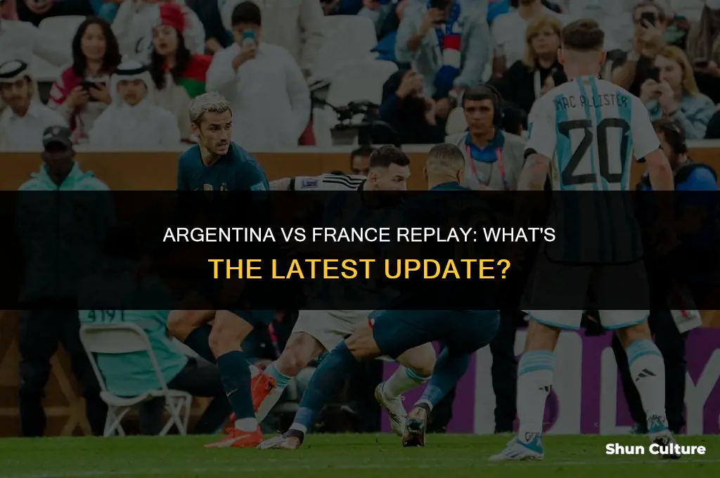 will argentina vs france be replayed