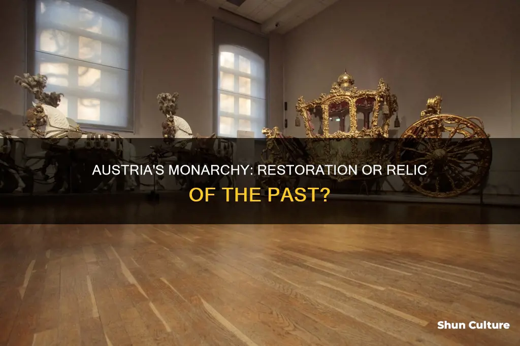 will austria restore the monarchy