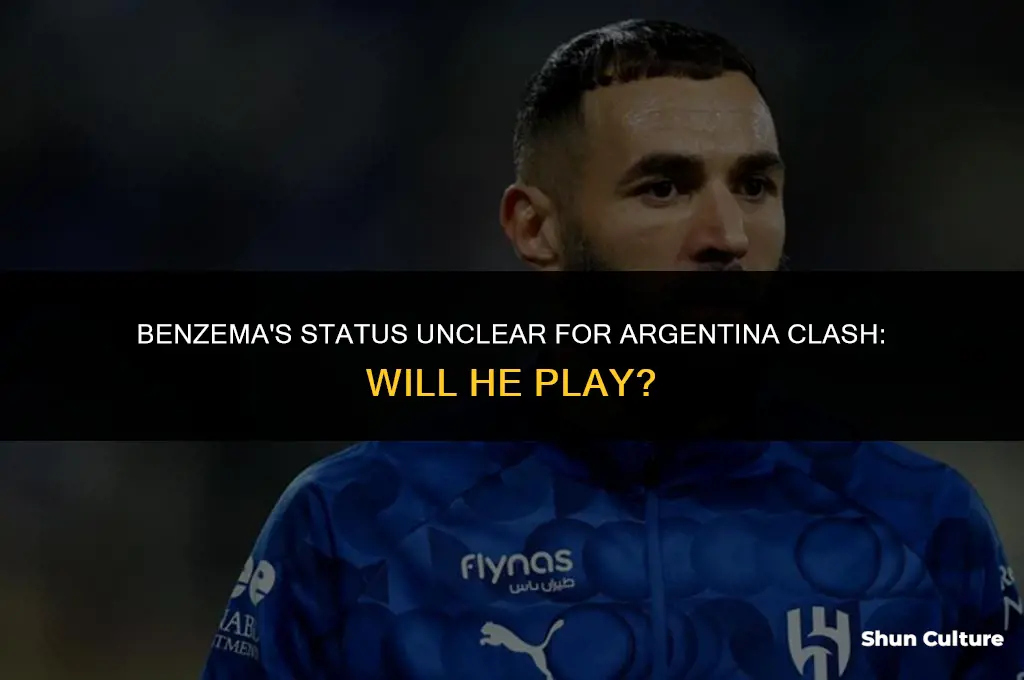 will benzema play vs argentina