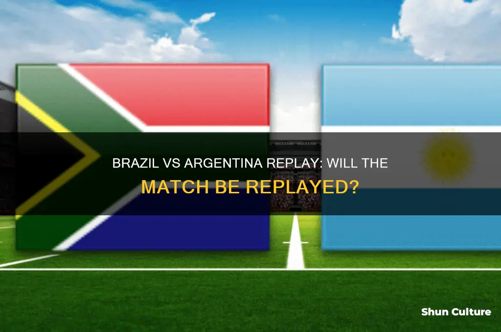 will brazil vs argentina be replayed