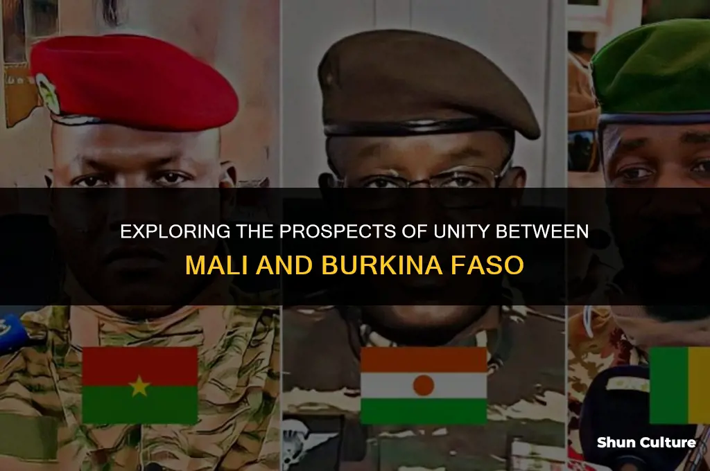 will mali and burkina faso unite