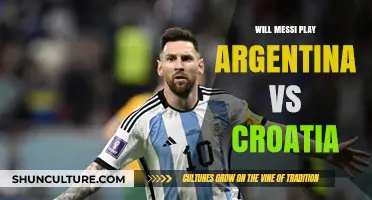 Messi's Participation in Argentina vs Croatia Match: What We Know So Far