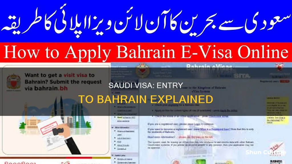 will my saudi visa allow me to enter bahrain