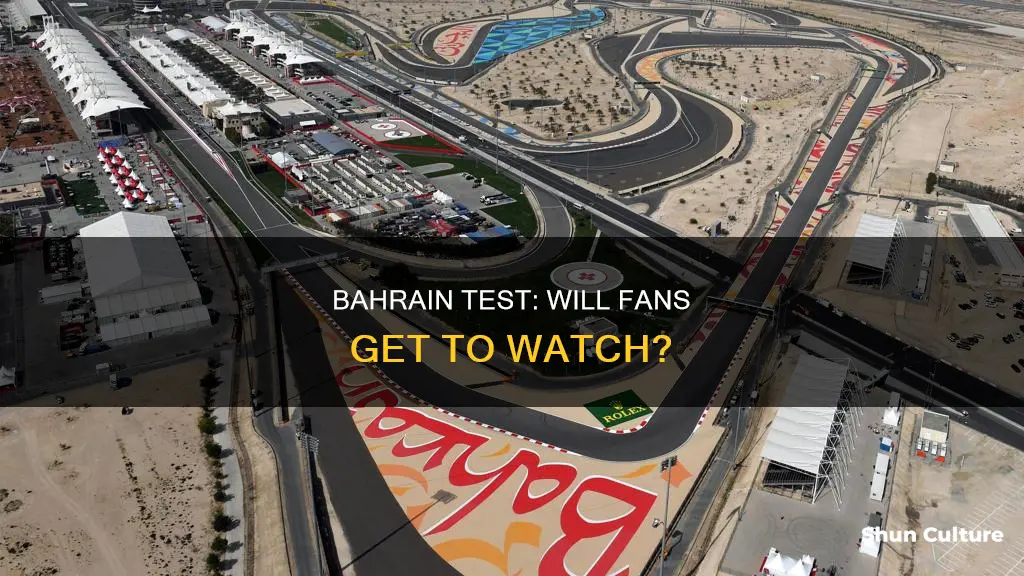 will the bahrain test be televised