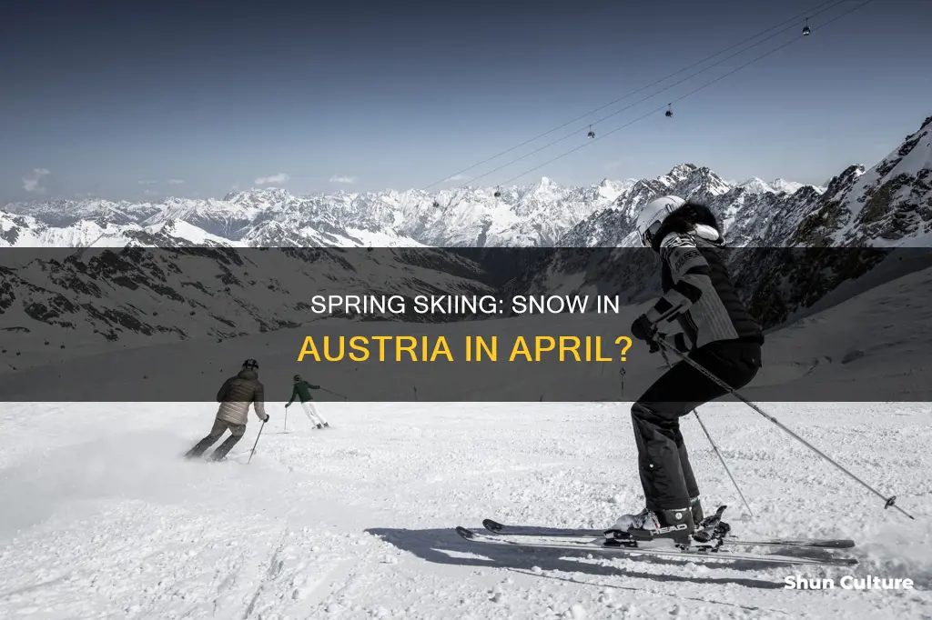 will there be snow in austria in april