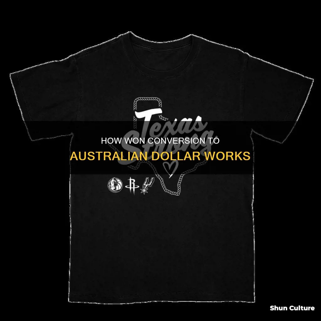 won conversion to australian dollar